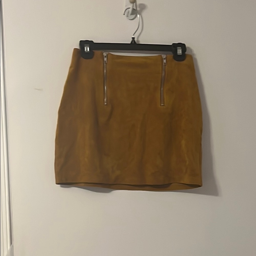 Forever 21 Tan Pencil Mini Skirt Casual